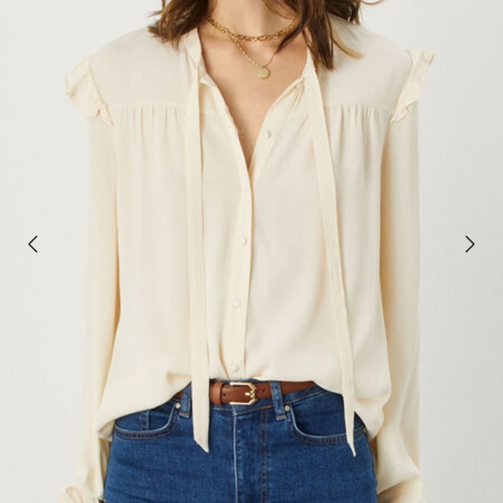 Monsoon Pussybow Blouse